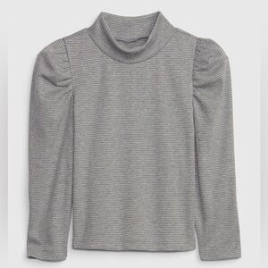 NWT Baby Gap Toddler Girls Long Puff Sleeve Rib T-Shirt 5 YRS